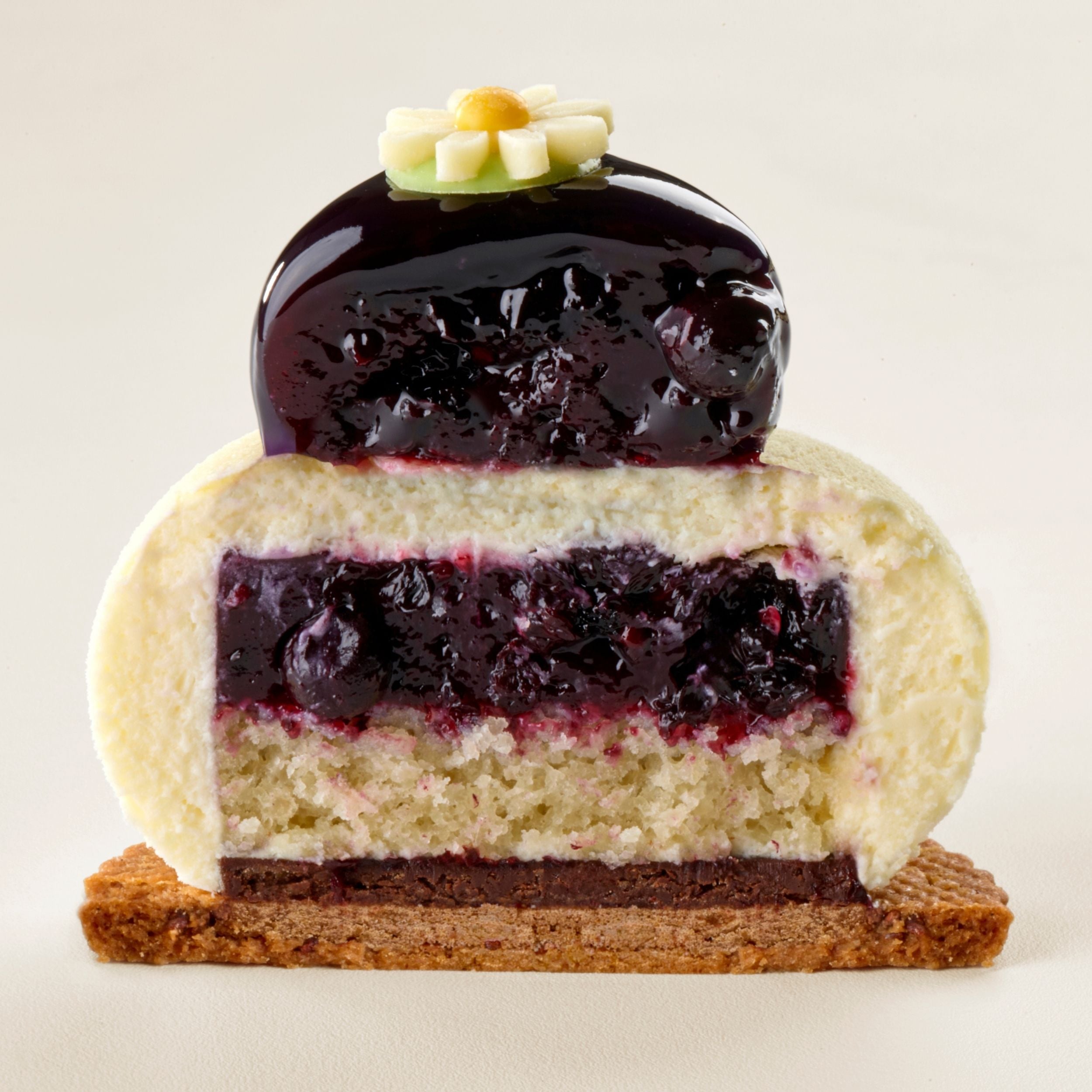 monoporzione Viola con fruttidor mora di gelso, cassis e sambuco